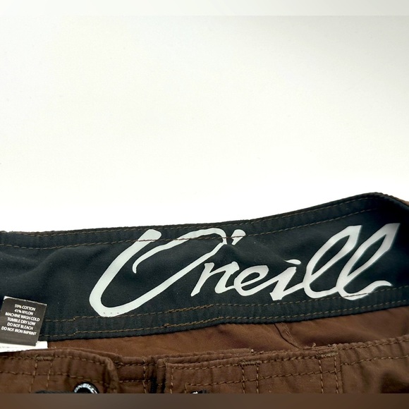 O’Neill Brown Men’s Board Shorts with Logo - Picture 5 of 10